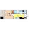 レジデンス古町 1Kの間取り