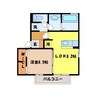 グランドール 1LDKの間取り