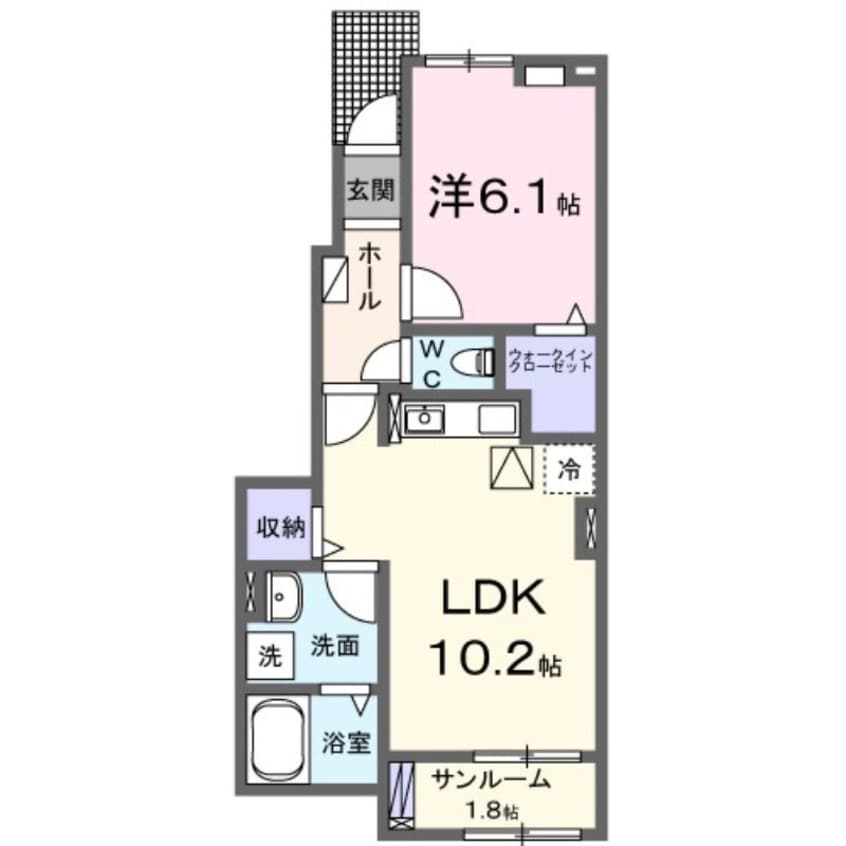 間取図 メゾン未来