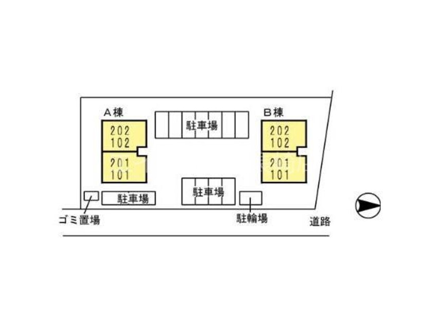 駐車場 サンライズヒル福田　Ａ棟