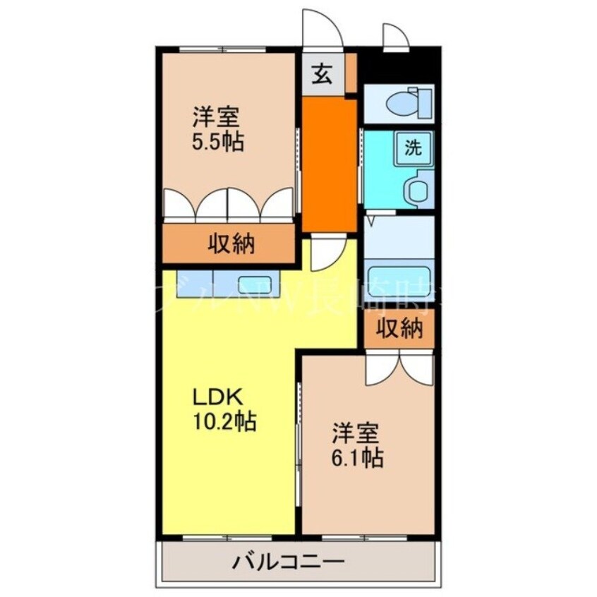 間取図 ル・レーヴ五反田