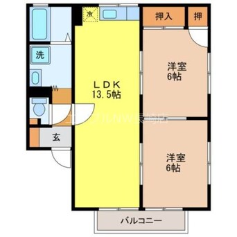 間取図 セジュールM A棟