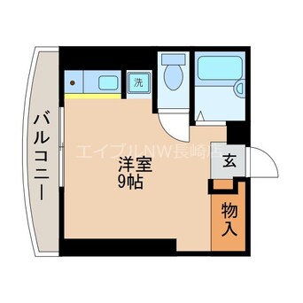 間取図 フリーダム平野