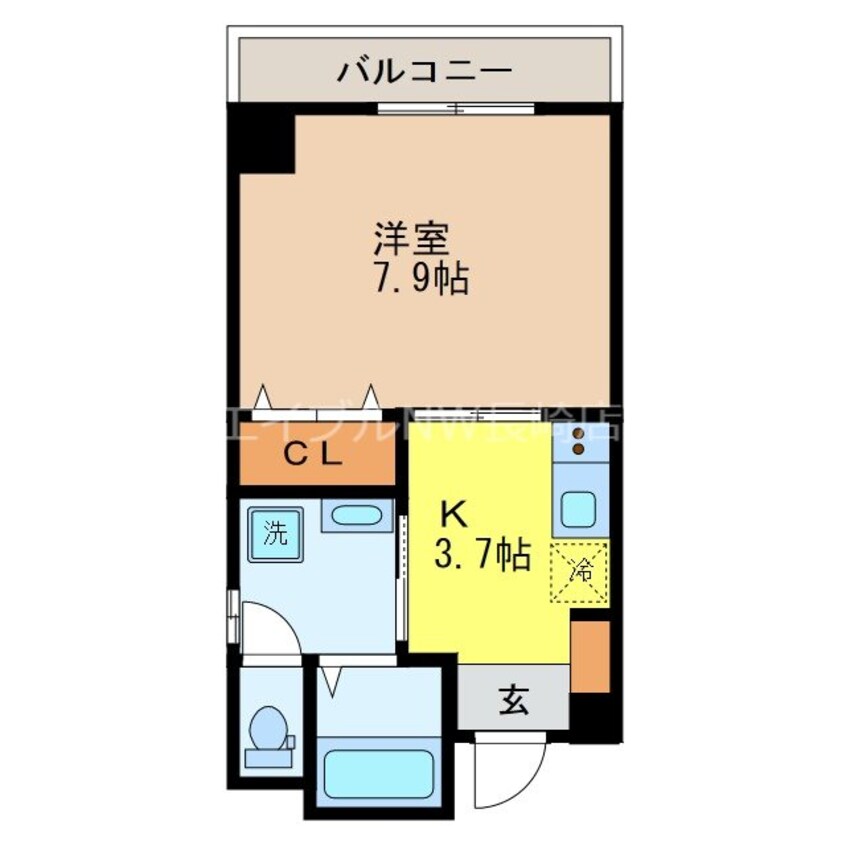 間取図 Earl Grey マンション大橋