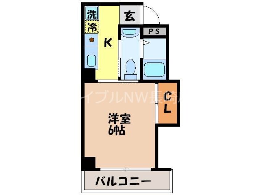 間取図 万才町SC