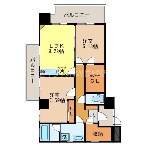 間取り図 サクセスカバーヒルズ