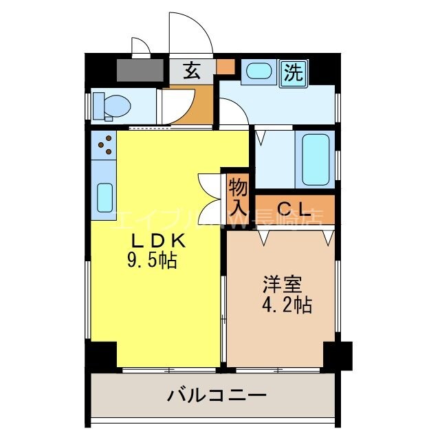 間取り図 Residence玉園