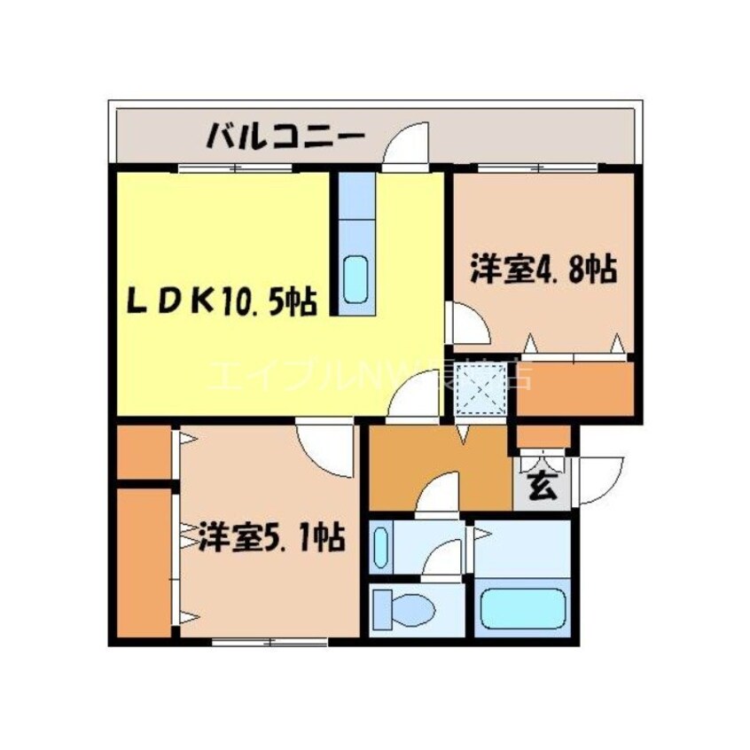 間取図 フロンティア葉山