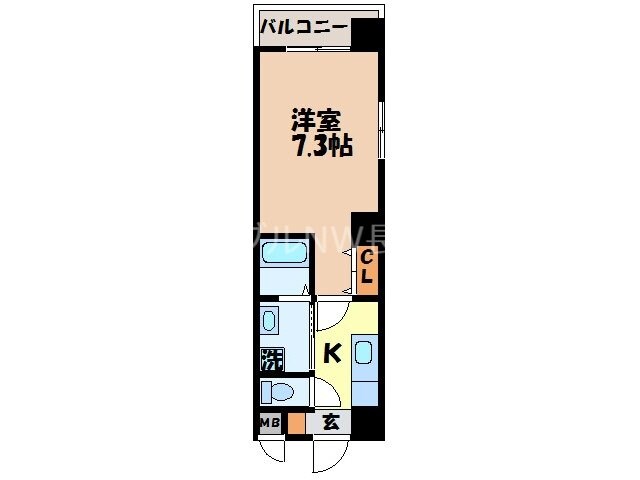 間取り図 スクウェアヒルズ中園