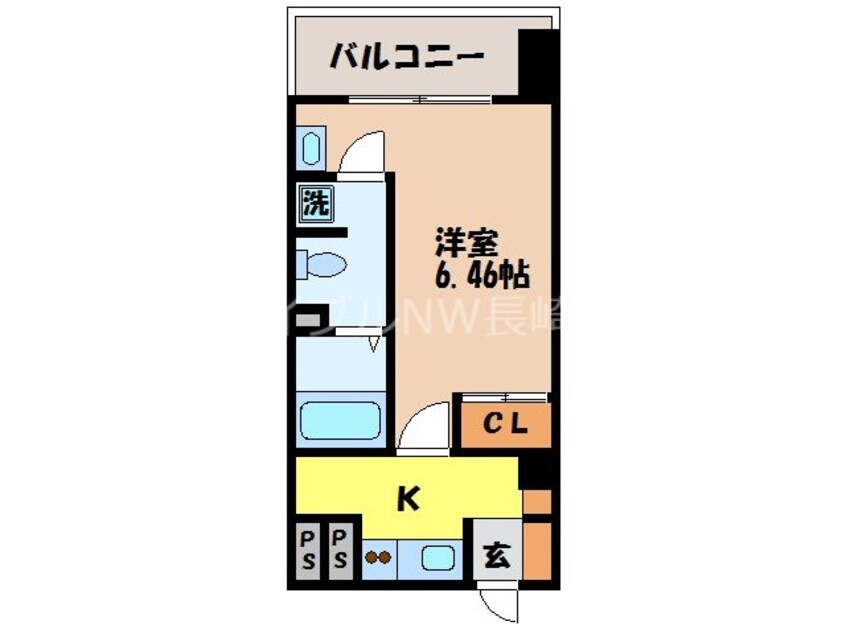 間取図 レジデンス古町