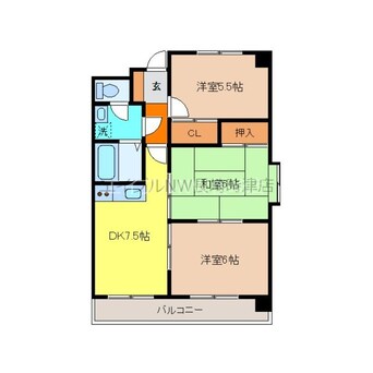 間取図 時津ロードマンション