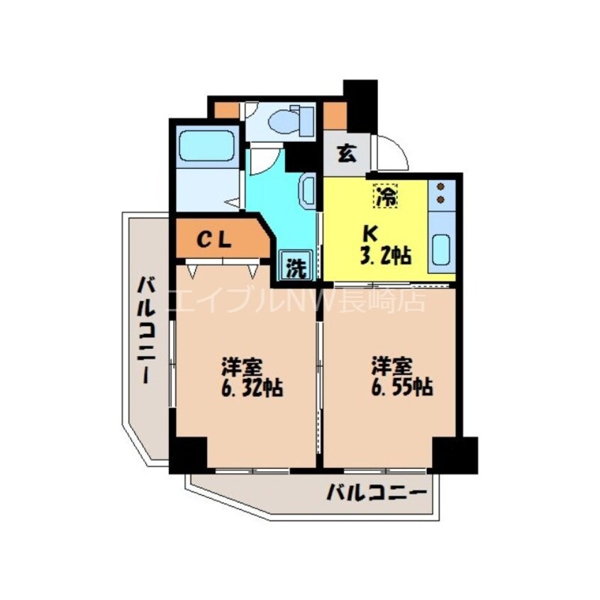 間取図 ウィング弐号舘