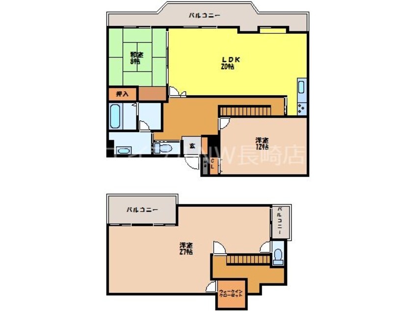 間取図 リバー山王