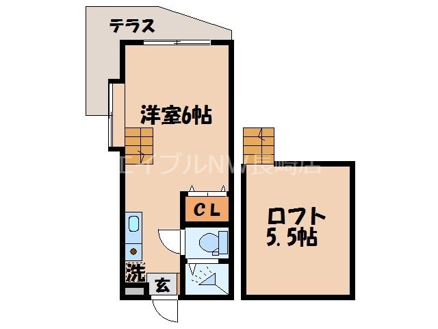 間取り図 長崎本線/西浦上駅 徒歩14分 1階 築34年