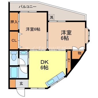 間取図 サンハイツ高尾