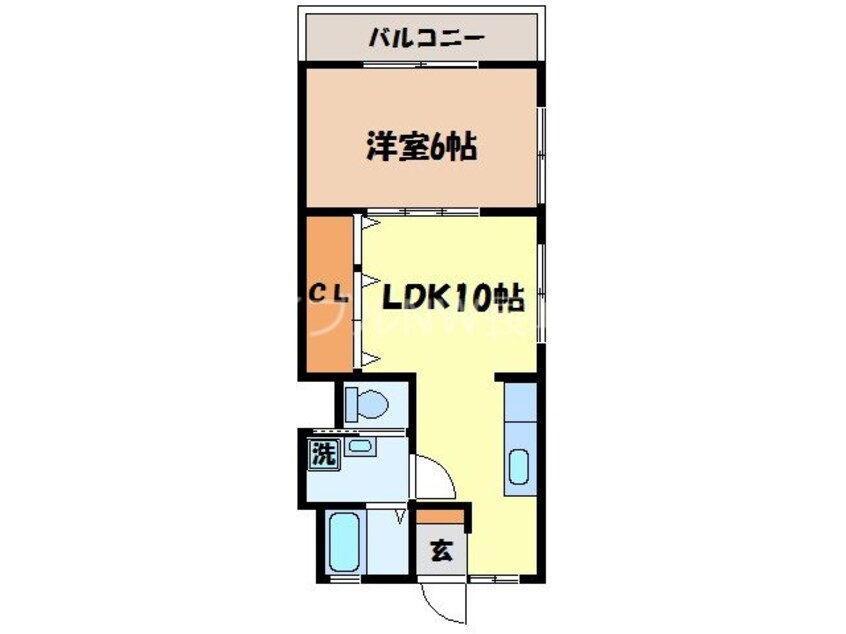 間取図 コーポえまあゆ