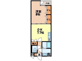 間取図 アールグレイ扇町