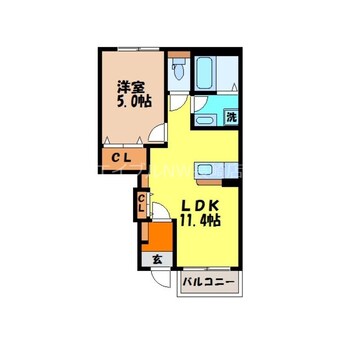 間取図 ピュアステージくるり