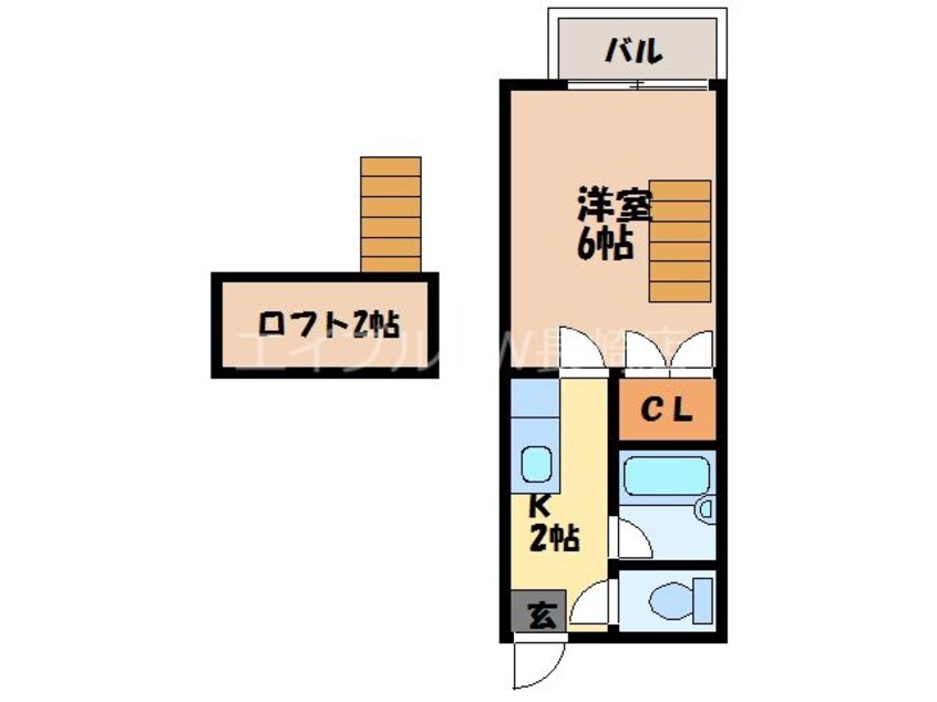 間取図 サンパール三原 Ａ棟