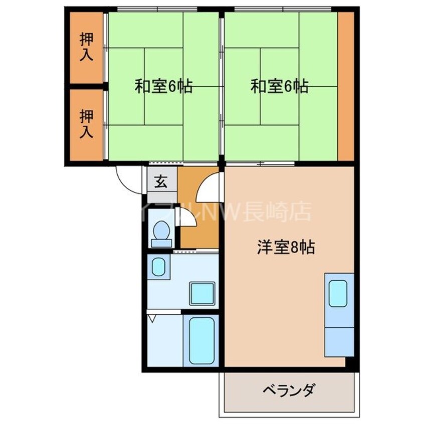 間取図 ファースト桜馬場