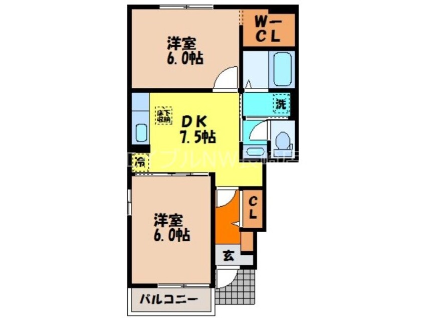 間取図 グリーンヒル長与