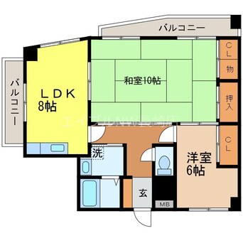 間取図 シャル夢館 本尾