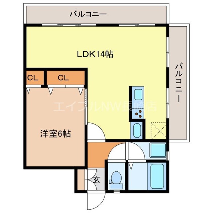 間取図 ルミネM&L