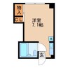ヴィライズミ 1Rの間取り