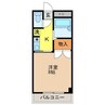 Tableau de KUSUMI 1Kの間取り