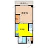 井関ビル 1Kの間取り