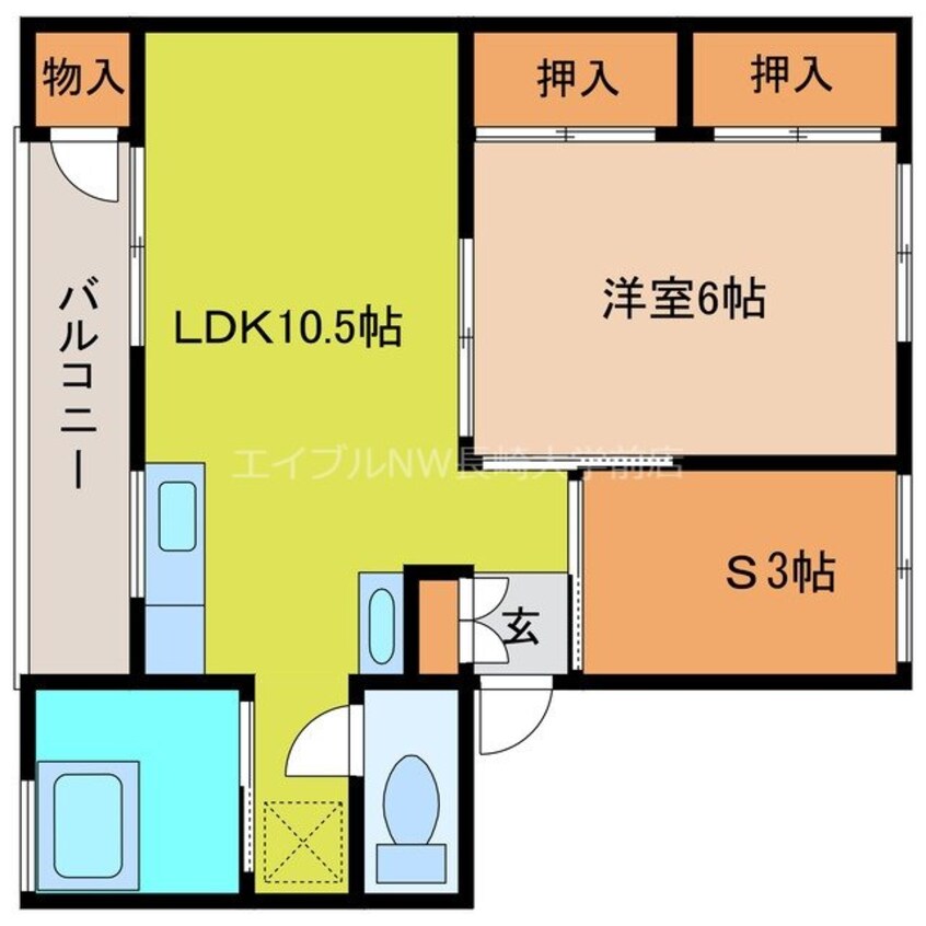 間取図 サンガーデン小ヶ倉