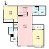 グランフォレスト　Ｎ棟 2LDKの間取り