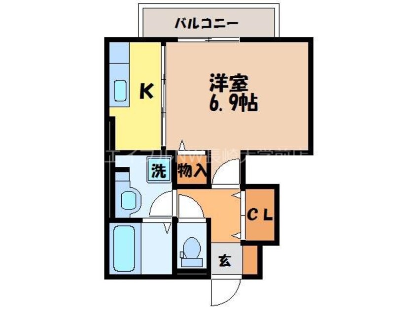 間取図 カーサデラルスＡ棟