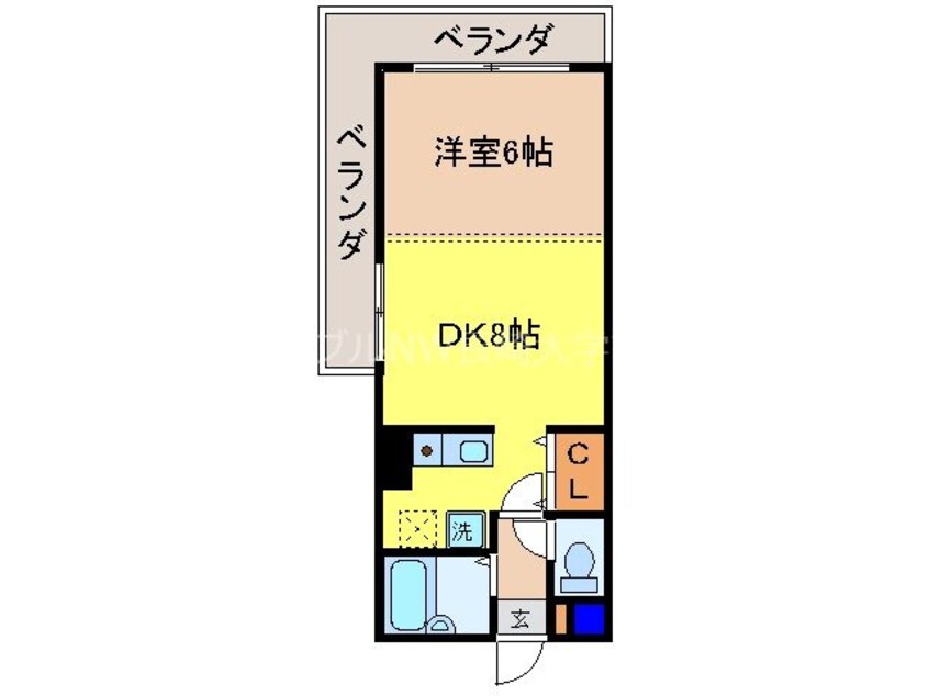 間取図 クオーレ中川