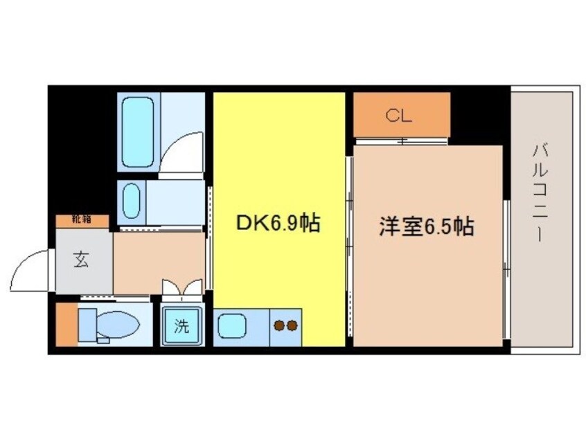 間取図 イメゾン麹屋