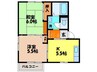 長崎本線/本川内駅 徒歩24分 2階 築24年 2Kの間取り