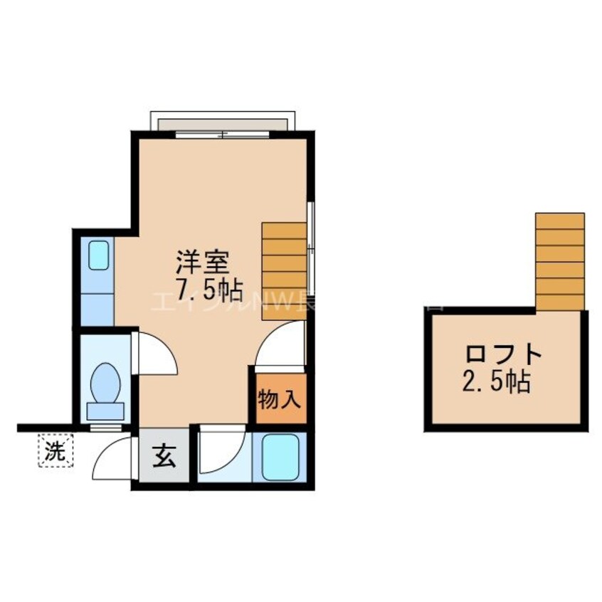 間取図 グリーンコーポ大手町