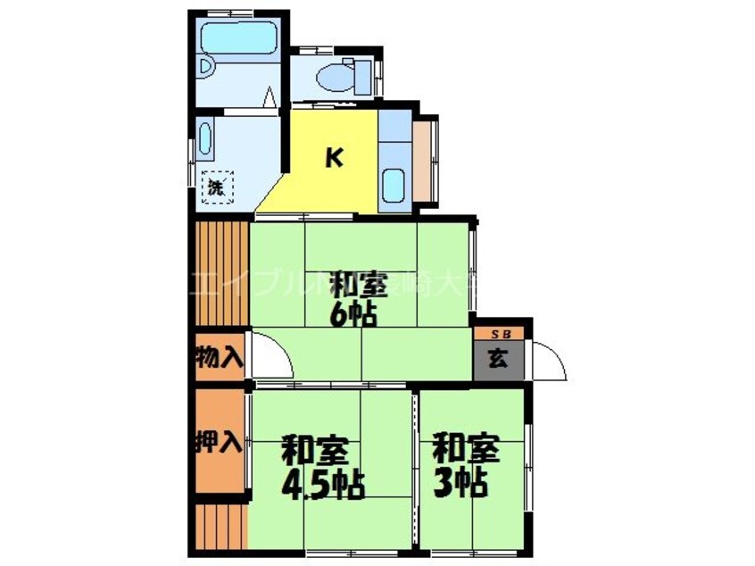 間取図 ハイツサン