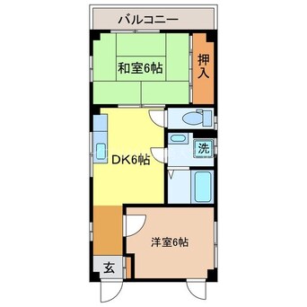 間取図 コーポ周