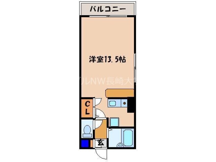 間取図 クオーレ中川