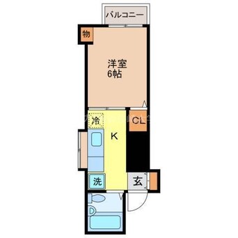 間取図 シャトー稲田