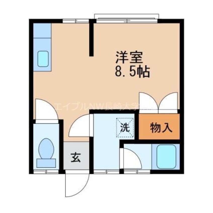 間取図 コーポ・グリーンフィルズ