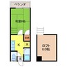 コーポエレガンス 1Kの間取り