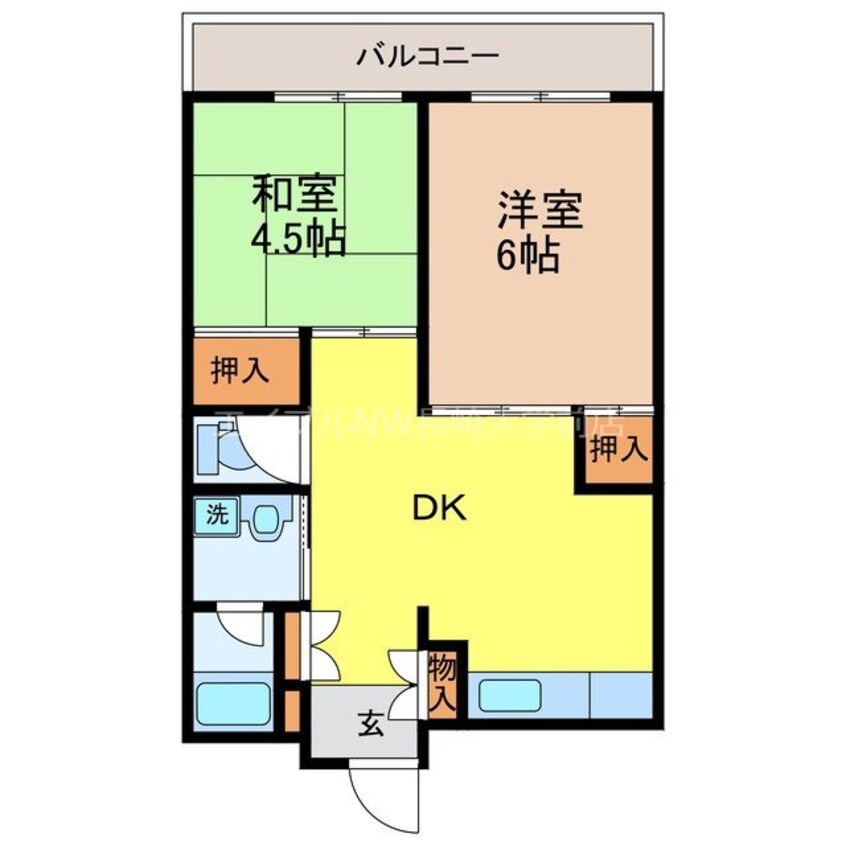 間取図 ロイヤルハイツ福山