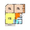 長崎本線/高田駅 徒歩18分 1階 築10年 2LDKの間取り