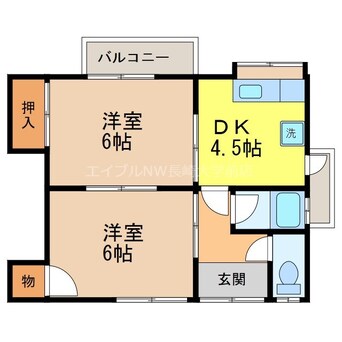 間取図 川崎アパート