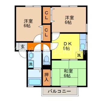間取図 セジュール夢彩都A棟