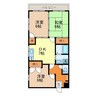 千歳が丘コーポラス 3DKの間取り