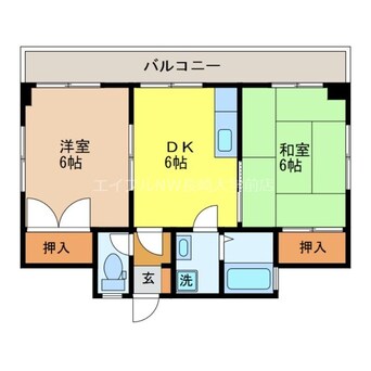 間取図 チャームハイツ