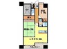 ファミーユオランダ通り 2LDKの間取り